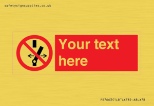 Custom prohibition Do not alter the state of the switch